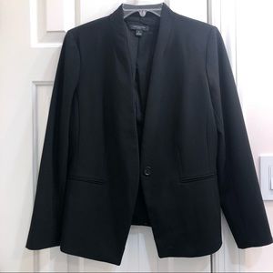 Ann Taylor Petite Cutaway Blazer in Bi-Stretch